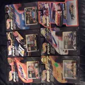 6 NASCAR drivers. Bundle vintage drivers in original pk. Make offer